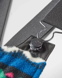 Salopettes en polaire recyclée Ace - Mountain Geo Tidal Blue