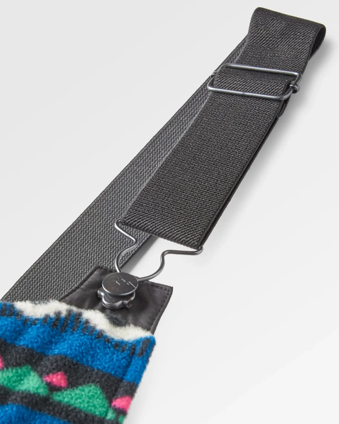 Salopettes en polaire recyclée Ace - Mountain Geo Tidal Blue