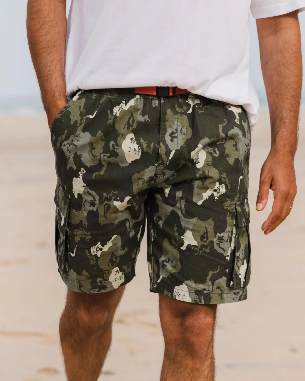 Short cargo Aventurier - Camo Kaki Sycomore