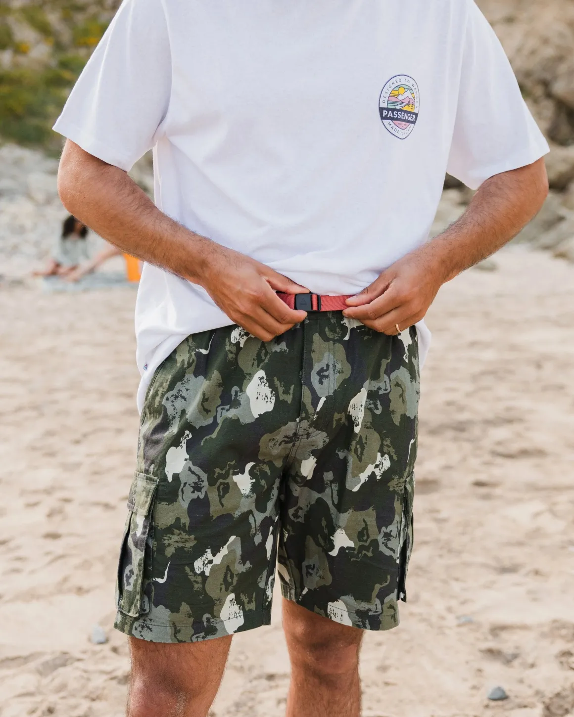 Short cargo Aventurier - Camo Kaki Sycomore