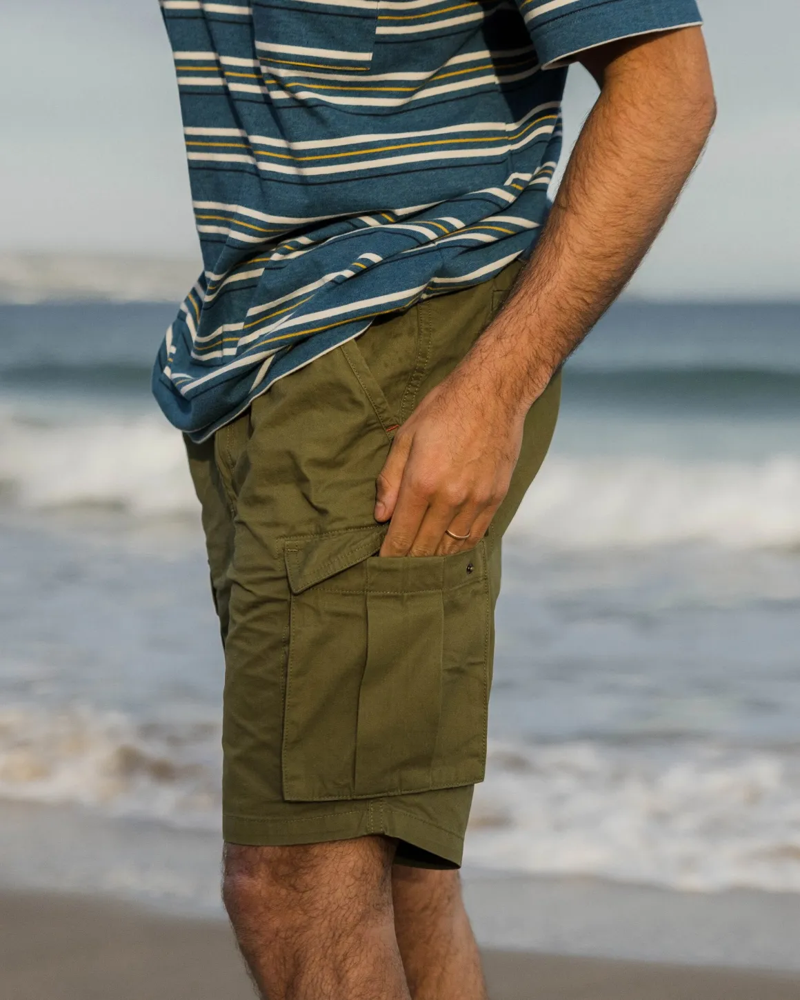 Short Cargo Aventurier - Kaki