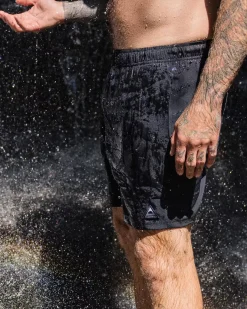 Short de bain polyvalent recyclé Porto - Noir