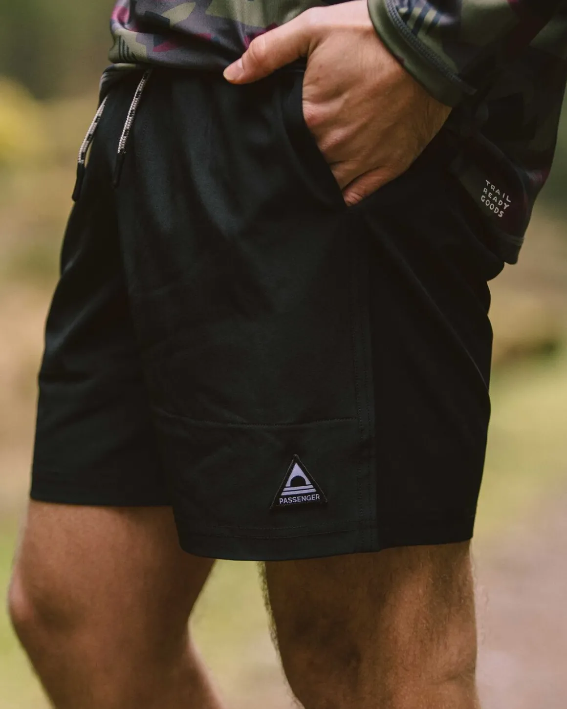 Short de bain polyvalent recyclé Porto - Noir