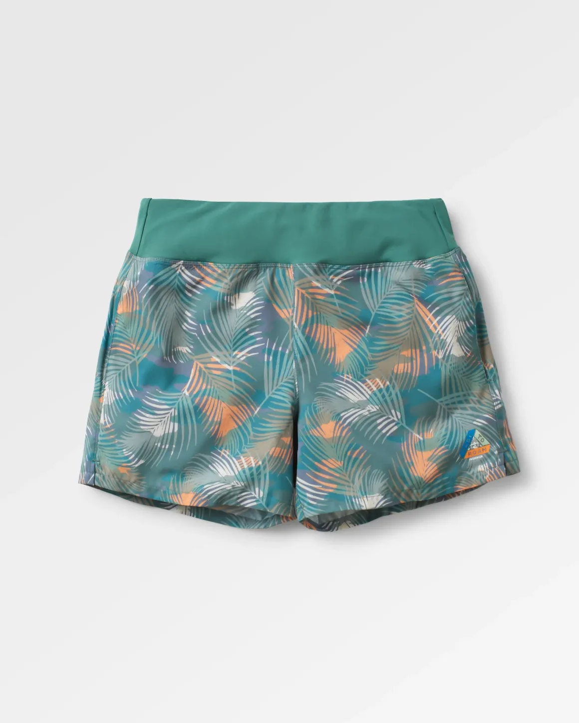 Short de randonnée polyvalent recyclé aller-retour - Palm Camo Deep Sea