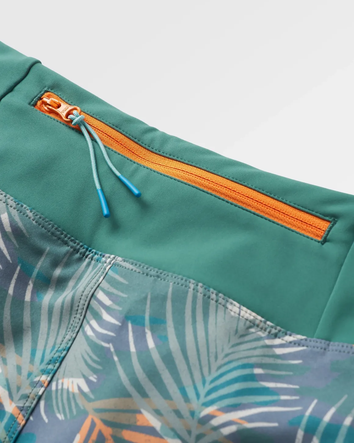 Short de randonnée polyvalent recyclé aller-retour - Palm Camo Deep Sea