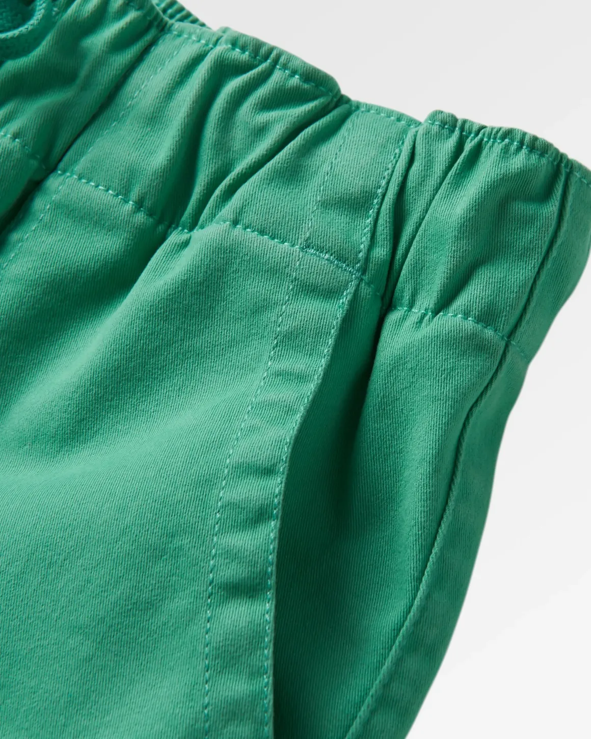 Short en coton bio Carriso - Épicéa vert