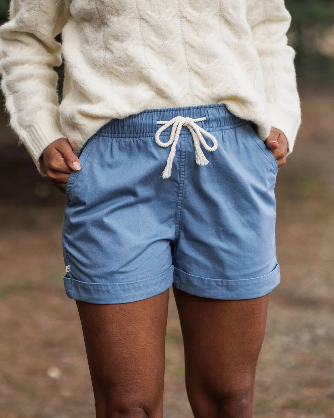 Short Santosa Twill - Blue Shadow