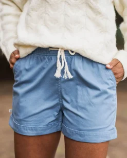 Short Santosa Twill - Blue Shadow