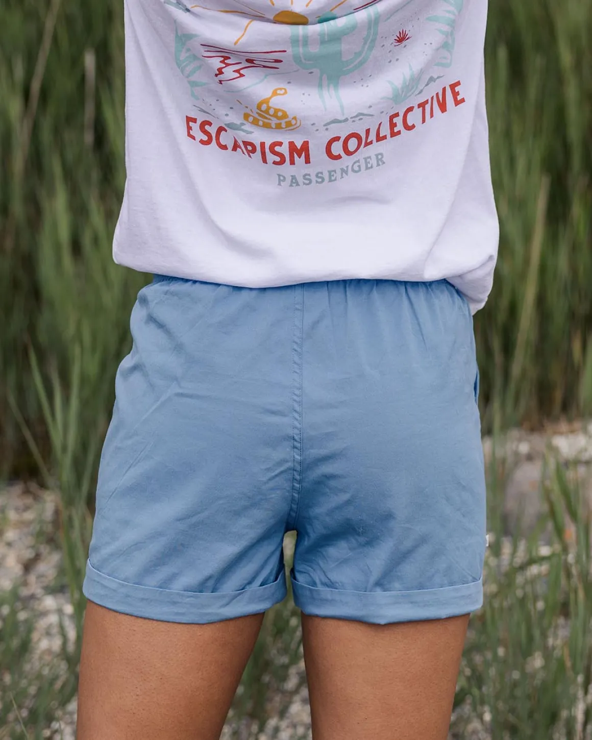Short Santosa Twill - Blue Shadow