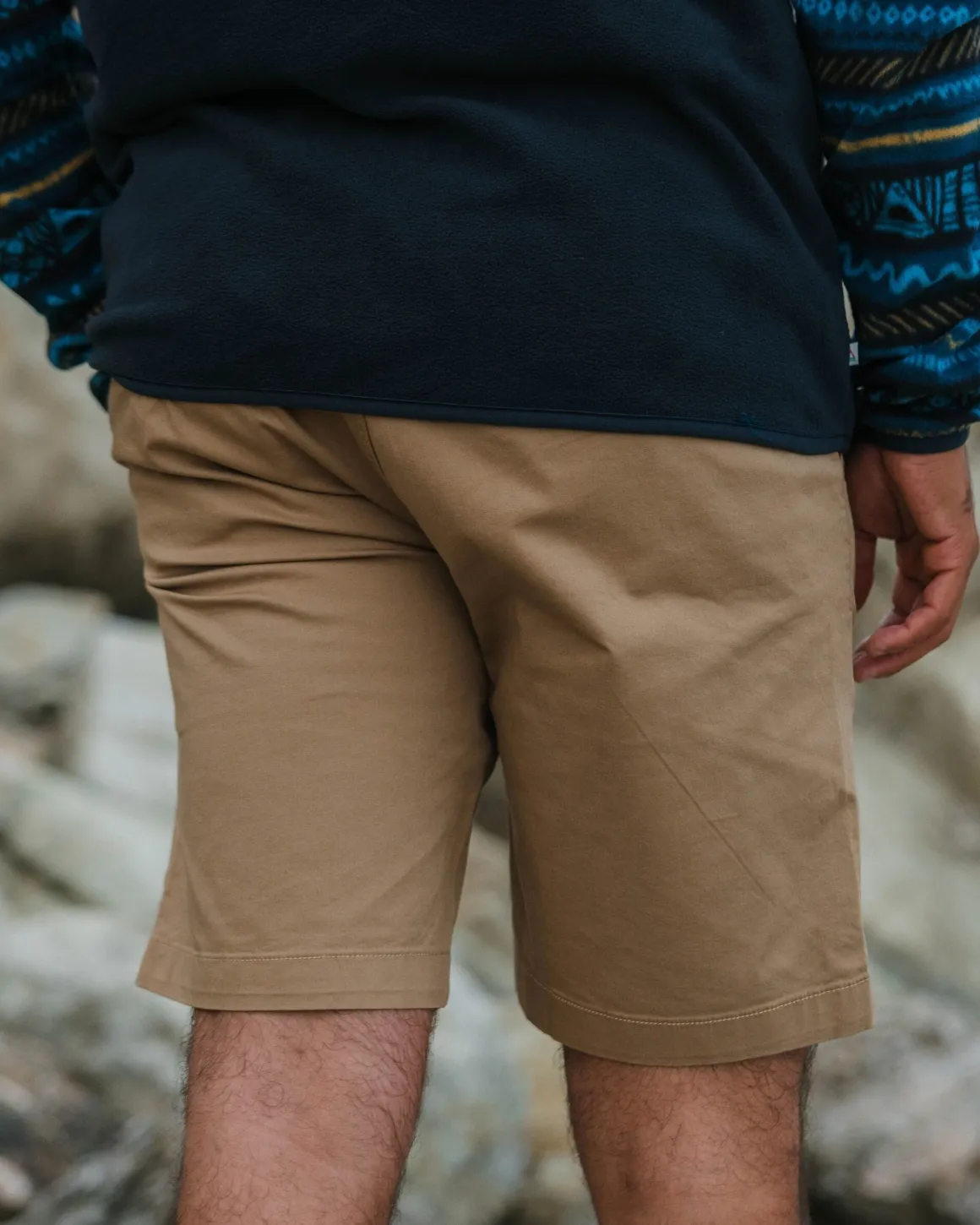 Shorts en coton bio léger 365 - Biscuit