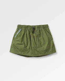 Skort en coton bio Wonderland - Kaki