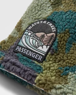 Snood en polaire recyclée Sherpa épicé - Camo Alpin Kaki