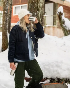 Surchemise en velours côtelé Flint - Bleu Marine Profond