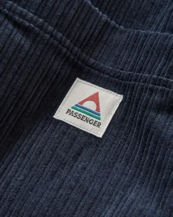 Surchemise en velours côtelé Flint - Bleu Marine Profond