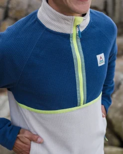 Survêtement en Polaire Recyclée Overlook - Denim Foncé/Gris Galet