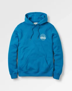 Sweat à Capuche en Coton Bio Odyssey - Bleu Acier