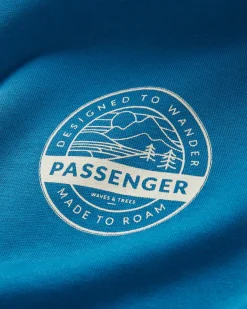 Sweat à Capuche en Coton Bio Odyssey - Bleu Acier