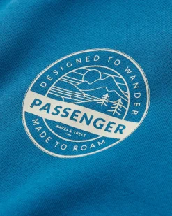 Sweatshirt en Coton Bio Odyssey - Bleu Acier