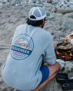 Sweatshirt en coton bio Odyssey - Gris moyen Marl