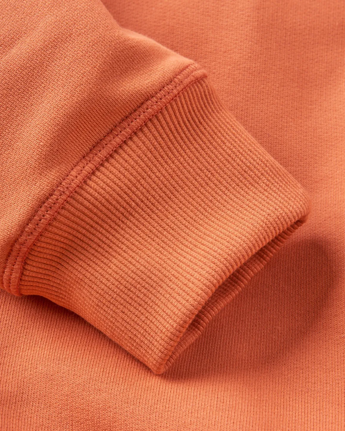 Sweatshirt en coton bio Odyssey - Orange brûlé