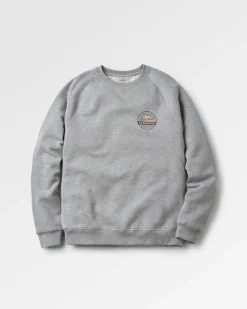 Sweatshirt en coton bio Odyssey - Gris moyen Marl