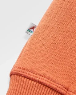 Sweatshirt en coton bio Odyssey - Orange brûlé