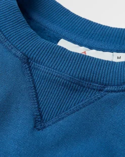 Sweatshirt en coton recyclé Heritage - Denim foncé