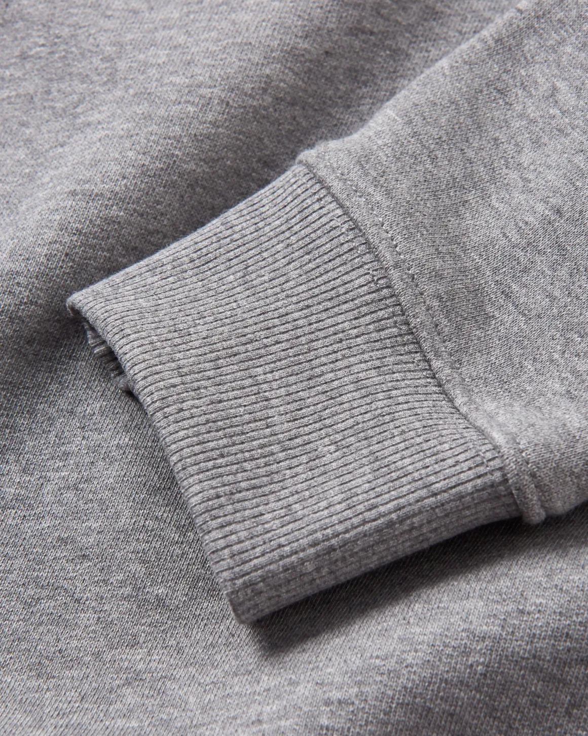 Sweatshirt en coton recyclé Yuca - Gris foncé chiné