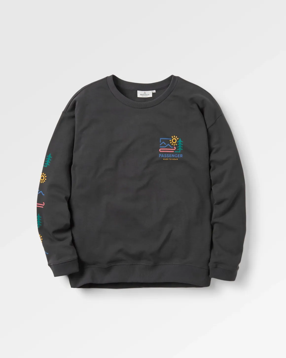 Sweatshirt Oversize en Coton Recyclé Phoenix - Noir