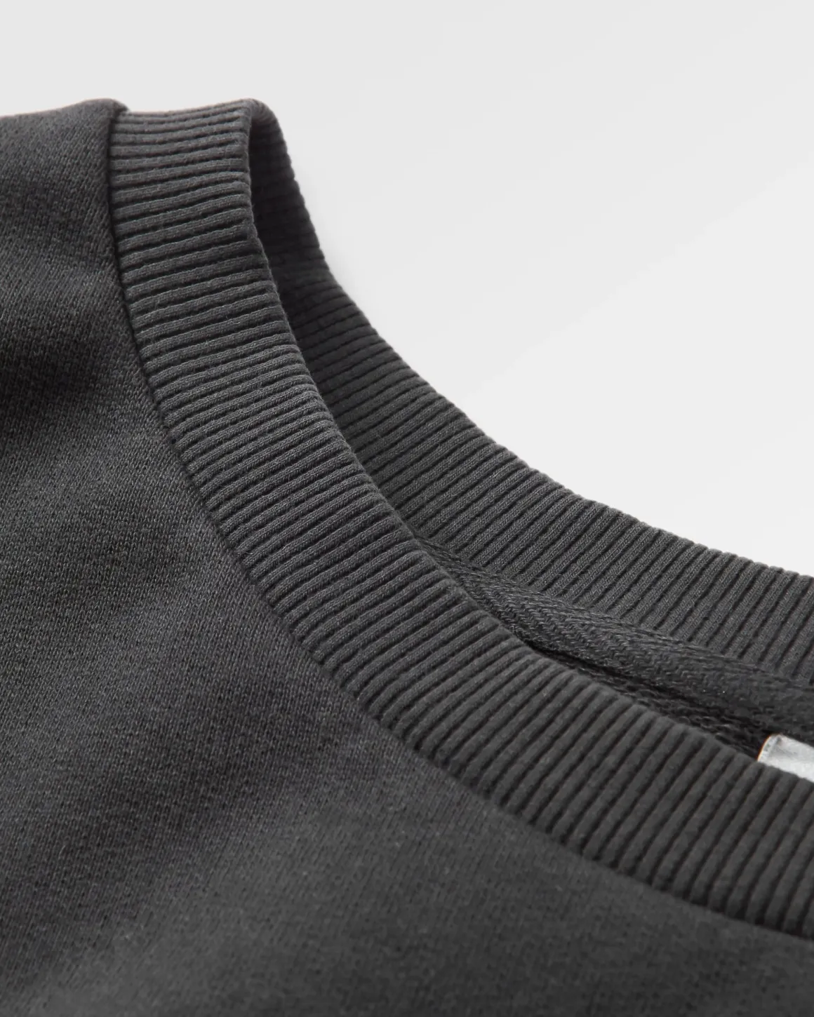Sweatshirt Oversize en Coton Recyclé Héritage - Noir