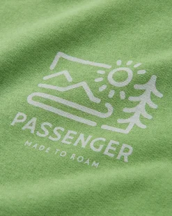Sweatshirt Oversize en Coton Recyclé Phoenix - Vert Poire