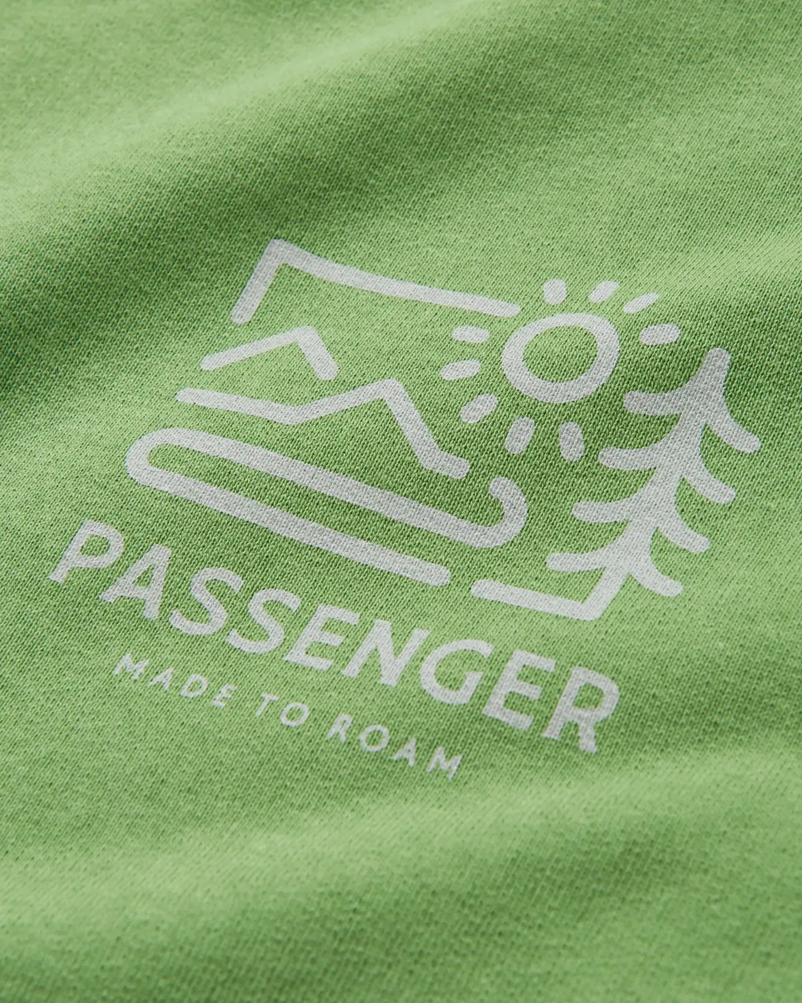 Sweatshirt Oversize en Coton Recyclé Phoenix - Vert Poire