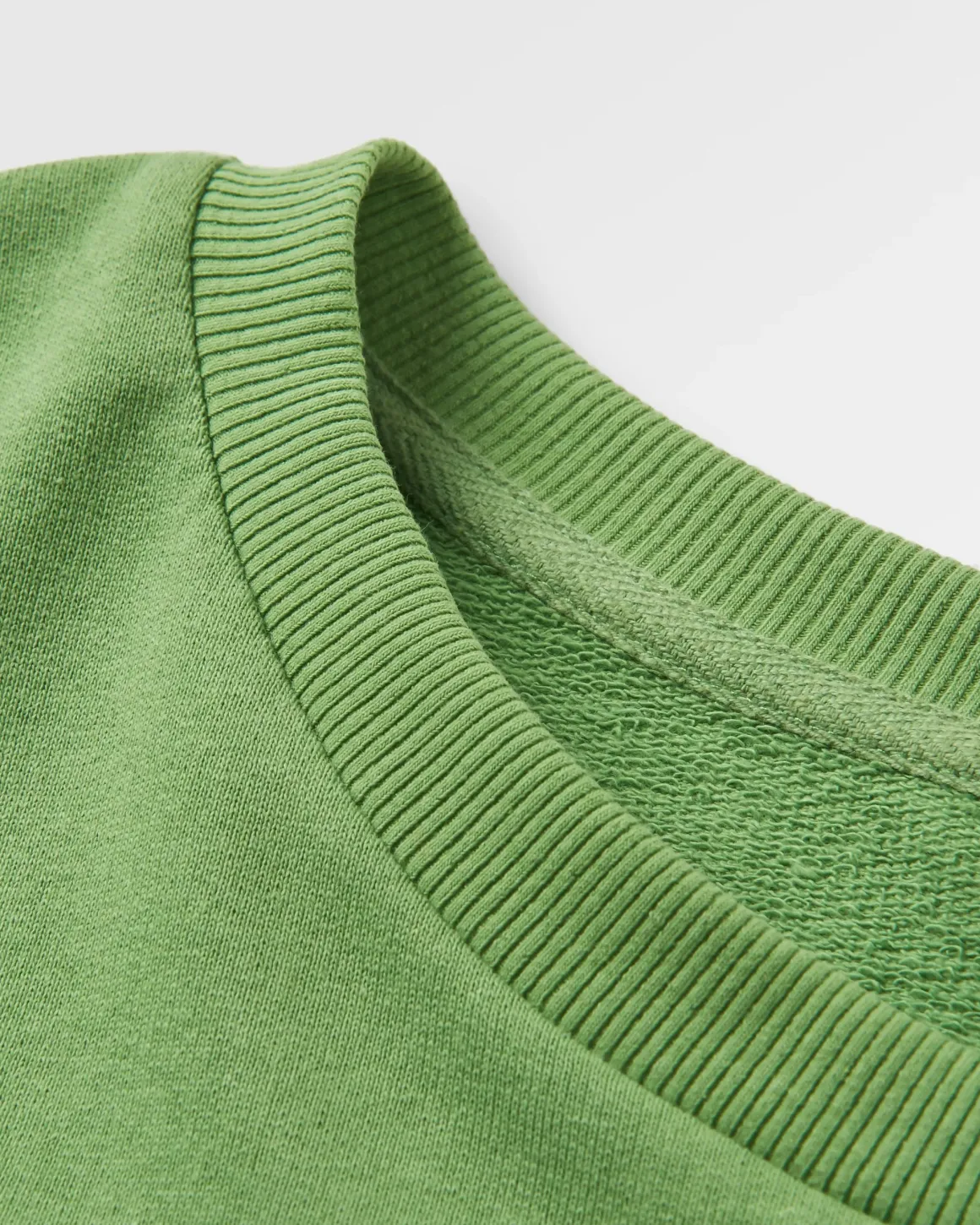 Sweatshirt Oversize en Coton Recyclé Phoenix - Vert Poire