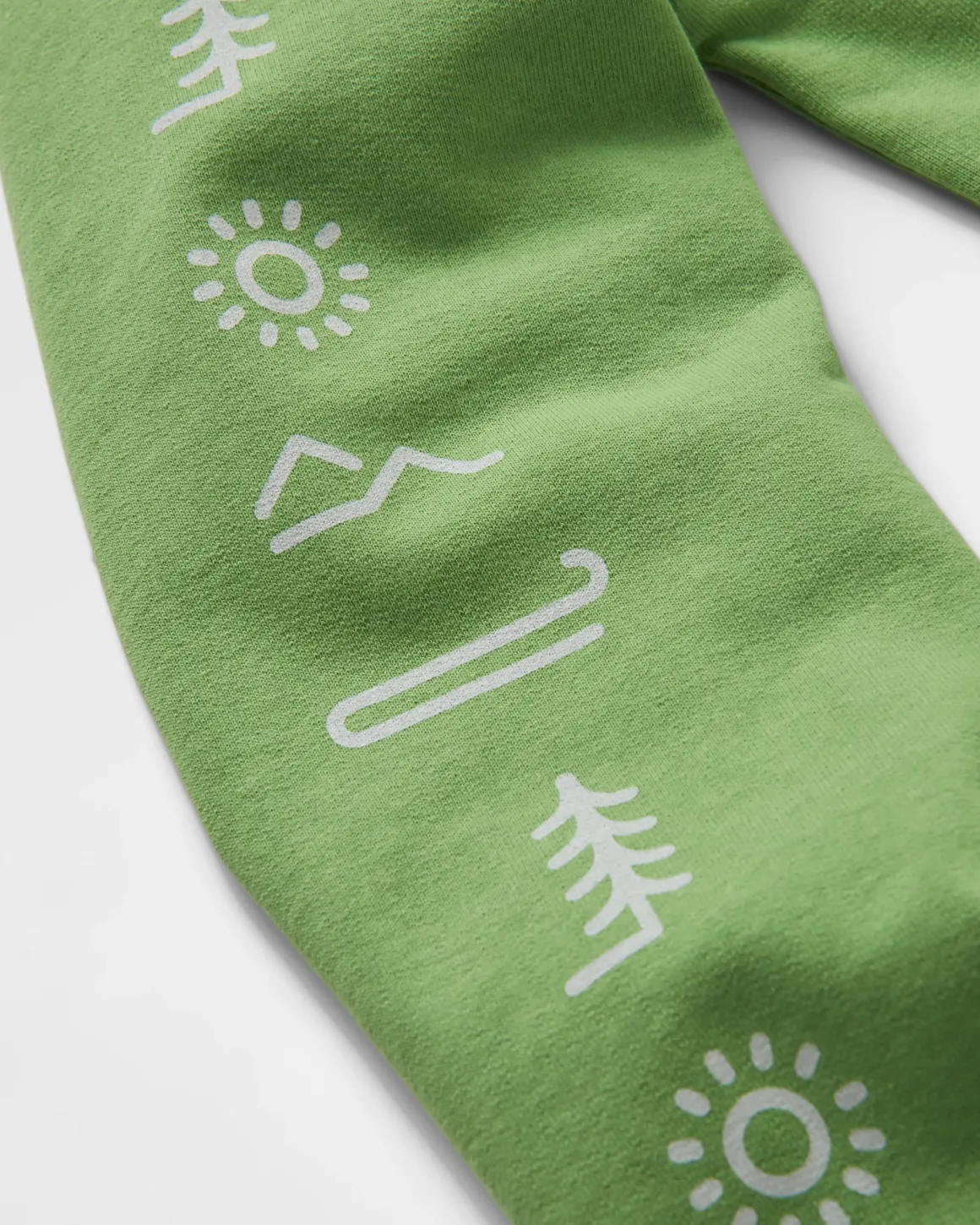 Sweatshirt Oversize en Coton Recyclé Phoenix - Vert Poire