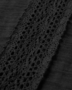 Top en coton recyclé Rivergate - Noir