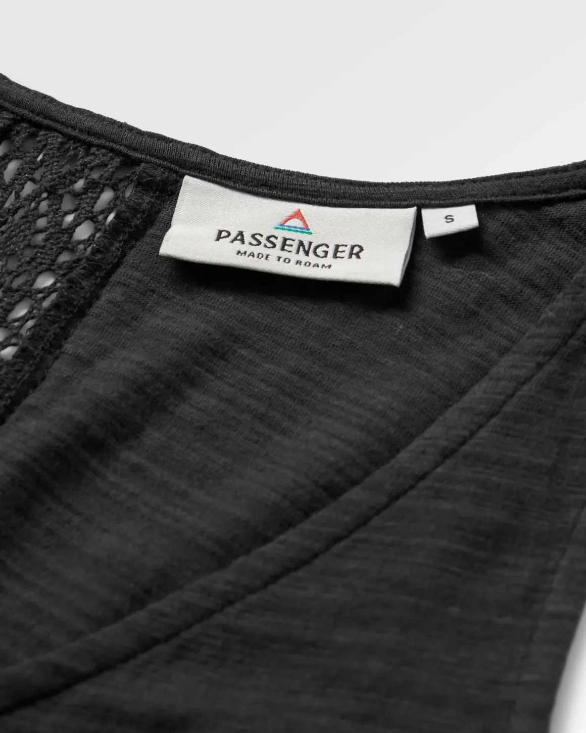 Top en coton recyclé Rivergate - Noir