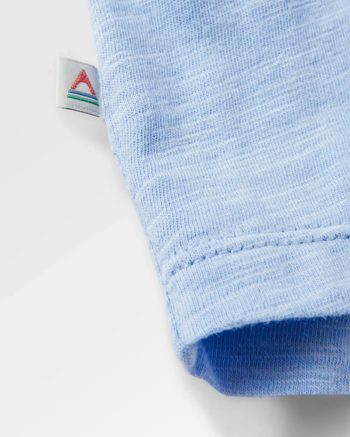 Top en coton recyclé Rivergate - Bleuet