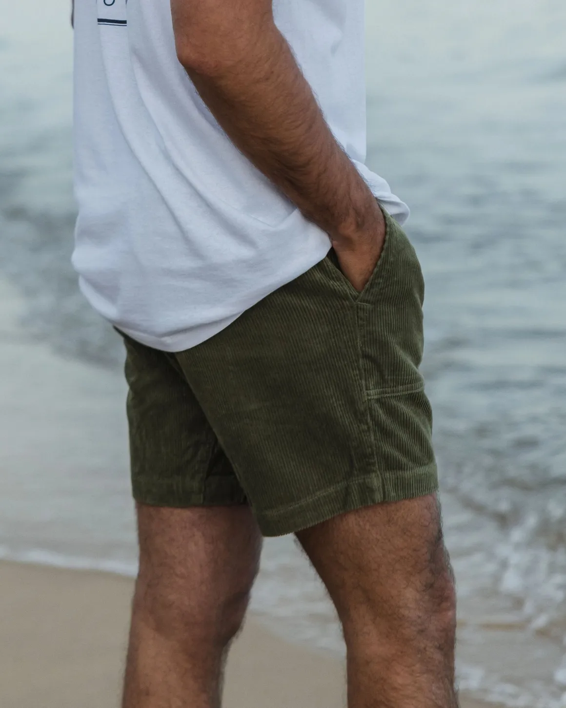 Topanga Cord Short - Kaki