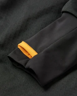 T-shirt à manches longues en tissu recyclé Atlantis - Noir