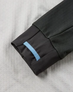 T-shirt à manches longues en matière recyclée Alpine - Noir/Gris