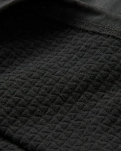 T-shirt à manches longues en tissu recyclé Atlantis - Noir
