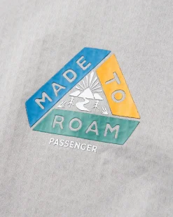 T-shirt à manches longues en matière recyclée Alpine - Noir/Gris