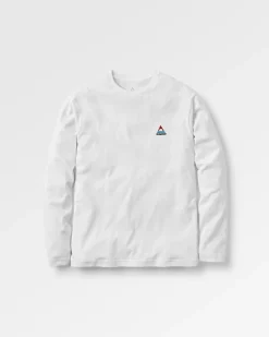 T-shirt à manches longues Vita Organic à coupe décontractée - Blanc