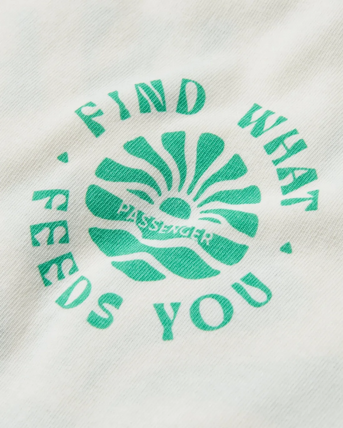 T-shirt à Manches Retroussées Discovery - Marshmallow