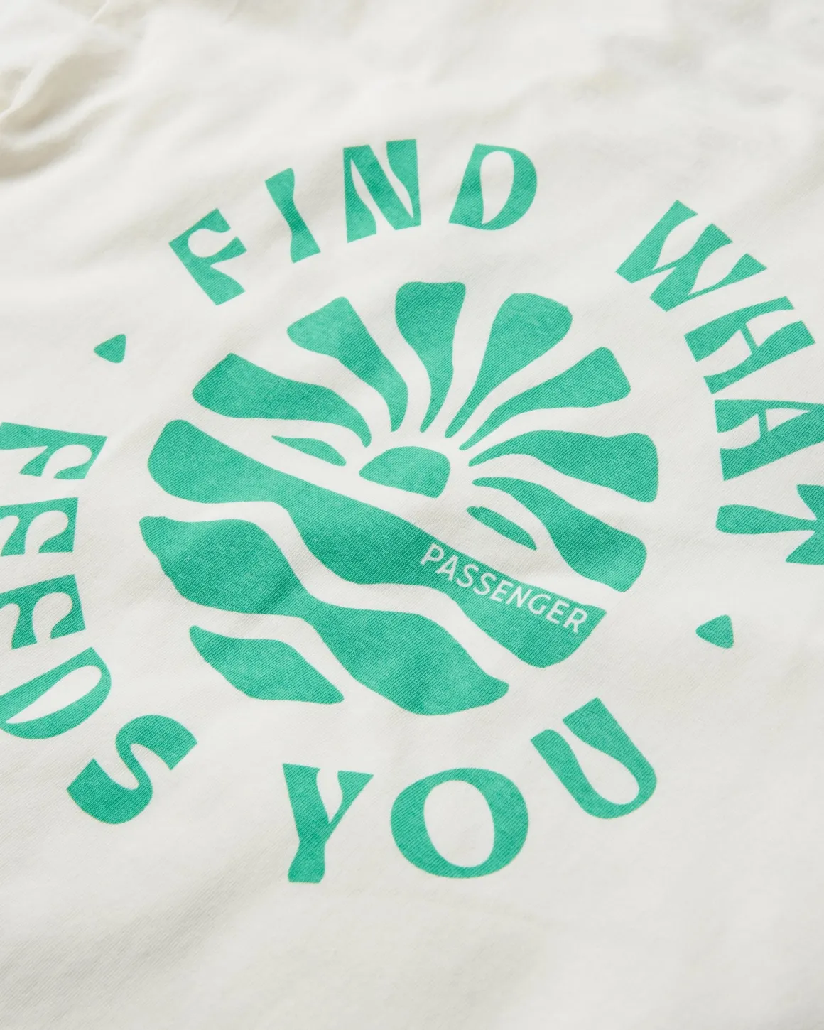T-shirt à Manches Retroussées Discovery - Marshmallow