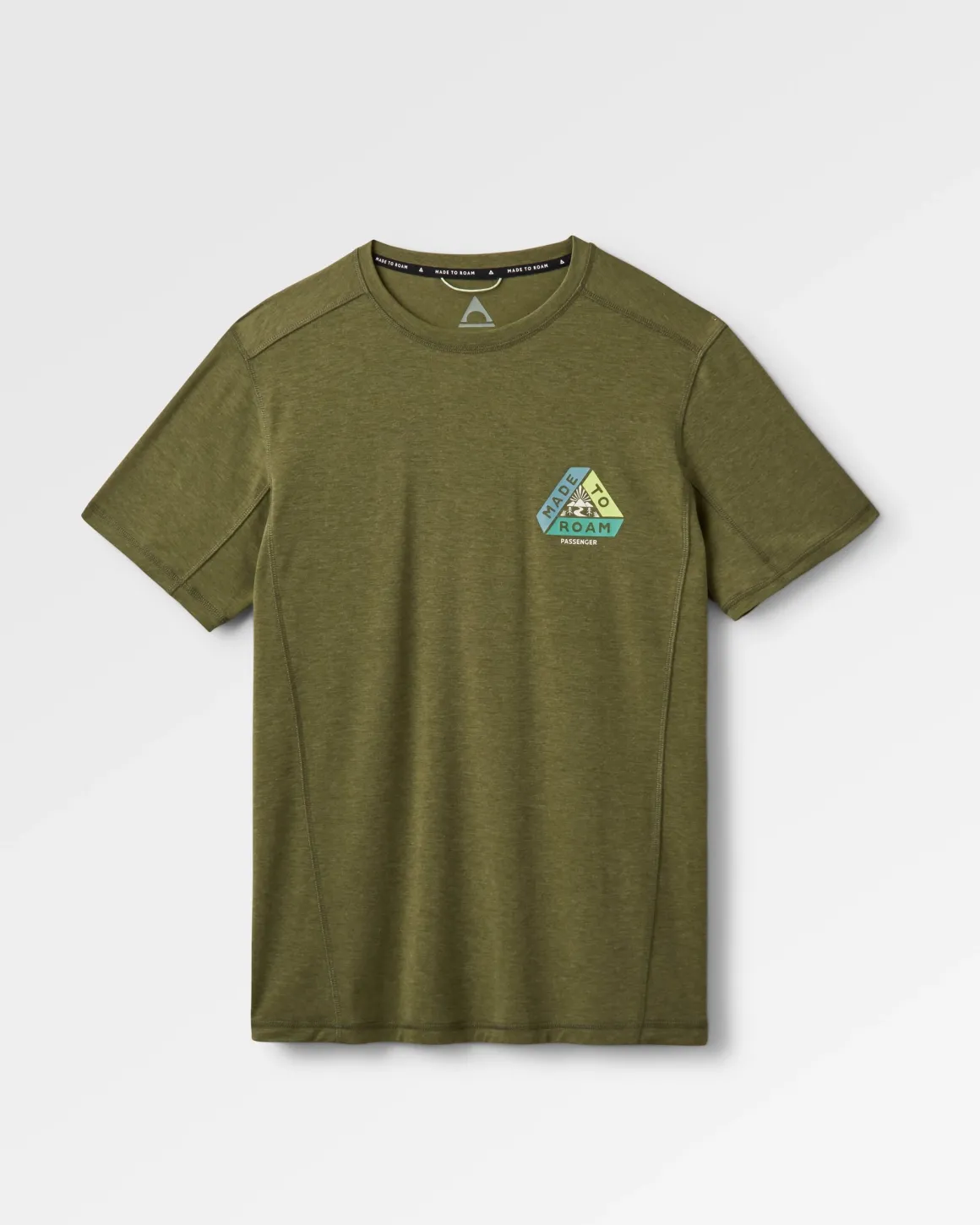 T-shirt actif texturé Kirkwood - Kaki