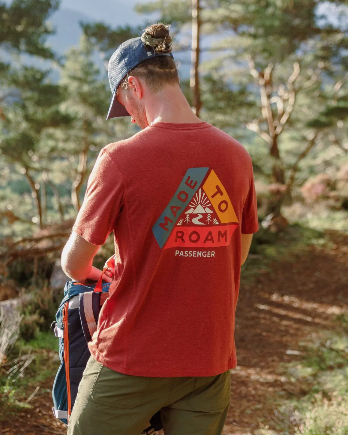 T-shirt actif texturé Kirkwood - Ocre Rouge