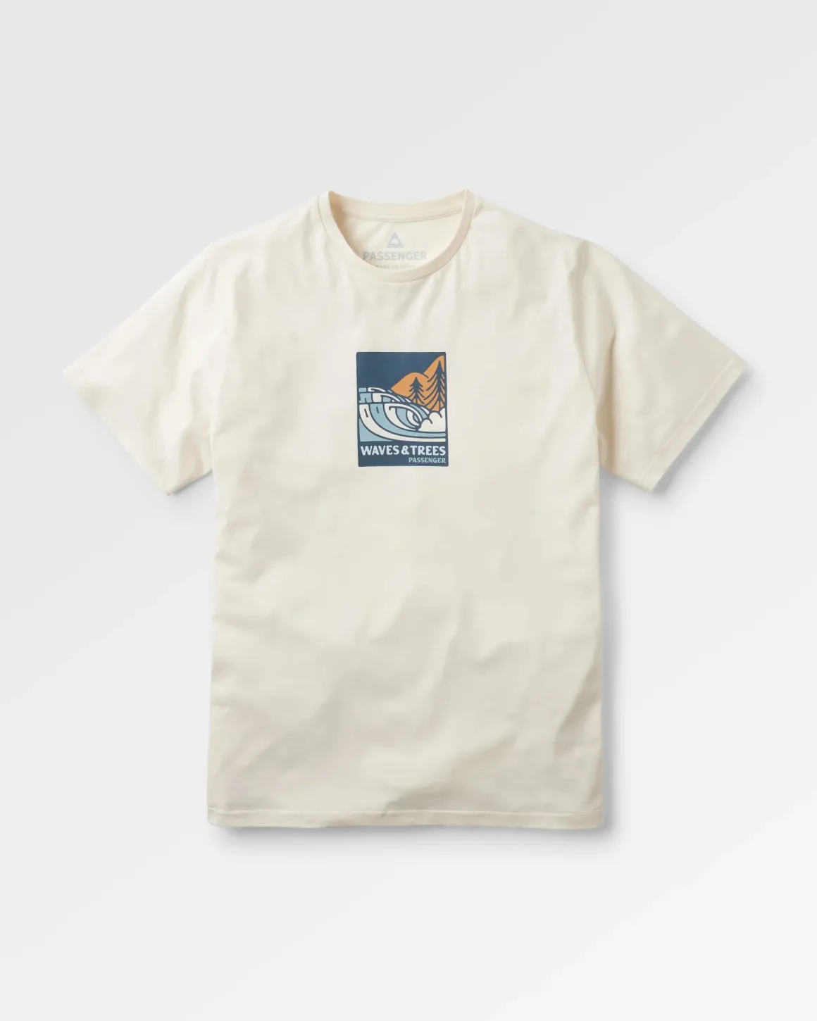 T-shirt en coton bio Waves u0026 Trees - Birch