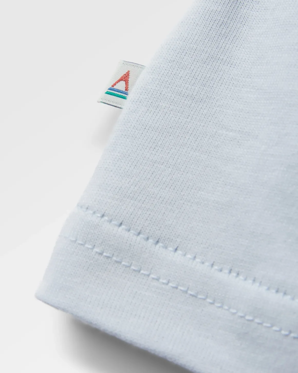 T-shirt en coton bio Waves u0026 Trees - Bleu Gris