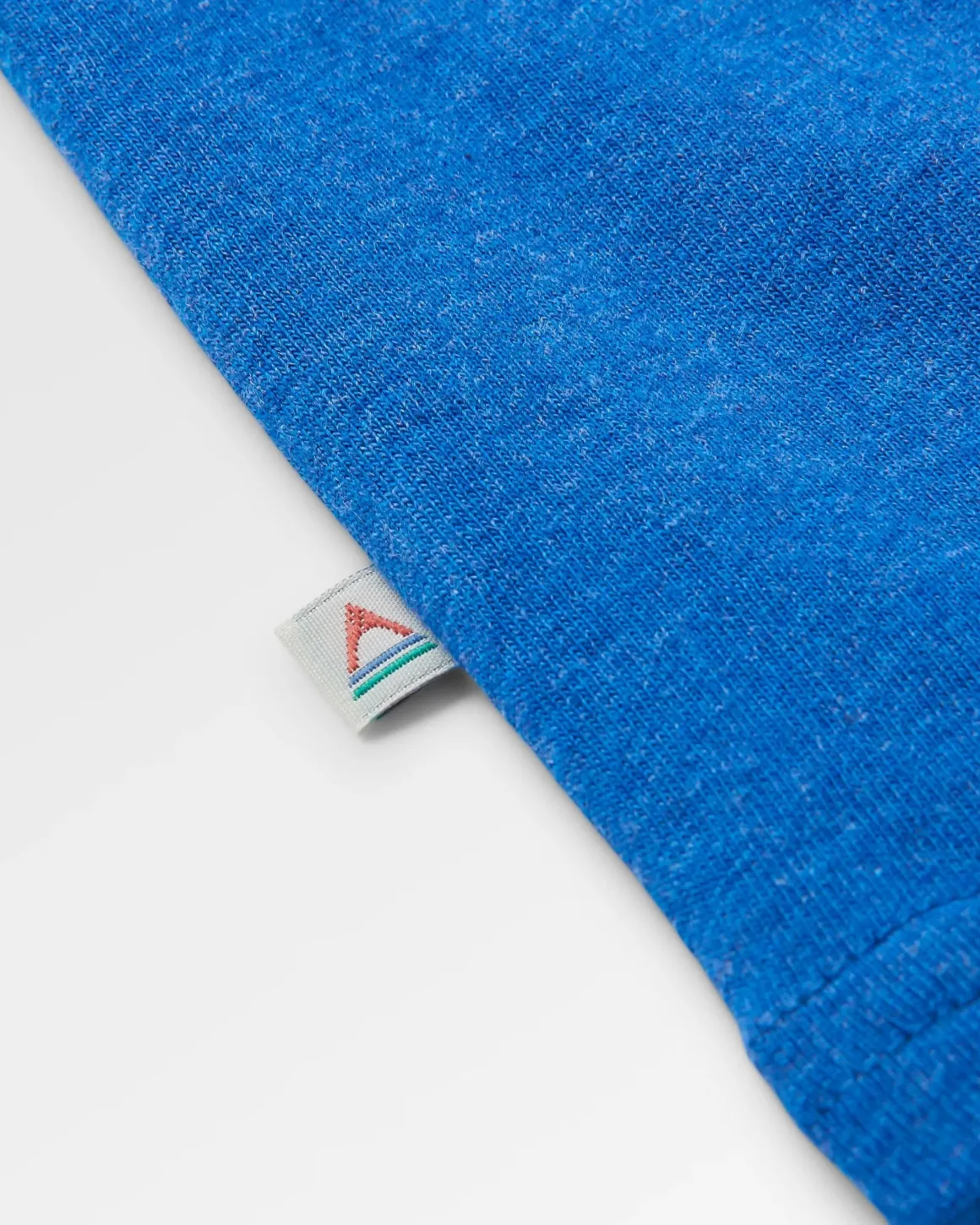 T-shirt en coton bio Yuca - Bleu Azur Marl